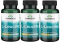 3 x AjiPure L-leucyna L-Leucine 500mg 60 kaps, Swanson.webp