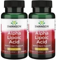 2 x Kwas Alfa Liponowy - Alpa Lipoic Acid 100mg 120 kaps, Swanson.webp