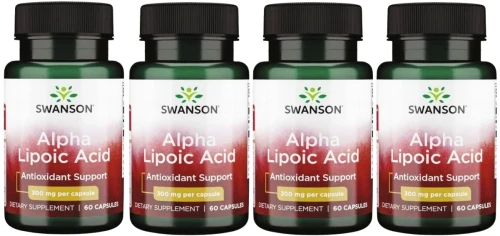 4 x Alpa Lipoic Acid - Kwas Alfa Liponowy300mg 60 kaps, Swanson.webp