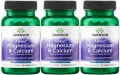 3 x Albion Magnesium &amp; Calcium - Albion Chelat Magnezu i Wapnia z D-3 i K-2, Swanson.webp