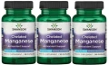 3 x Chelated Manganese - Chelat Manganu 10mg 180kaps, Swanson.webp