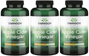 3 x Apple Cider Vinegar - Ocet jabłkowy 625mg, Swanson