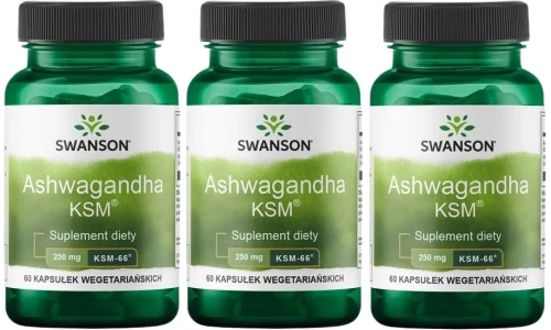 3 x Ashwagandha KSM-66 250mg 60 kaps, Swanson.webp
