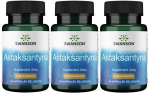 3 x Astaksantyna 4mg 60kaps, Swanson