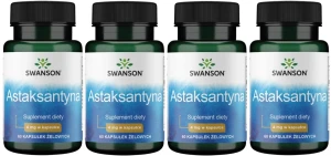 4 x Astaksantyna 4mg 60kaps, Swanson