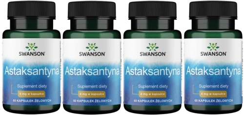 4 x Astaksantyna 4mg 60kaps, Swanson.webp