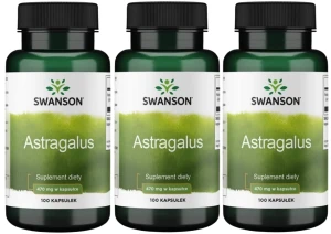3 x Astragalus 470mg 100 kaps, Swanson