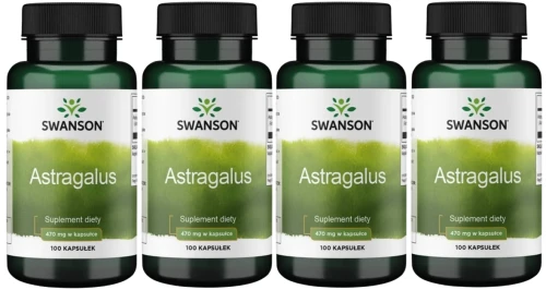 4 x Astragalus 470mg 100 kaps, Swanson.webp
