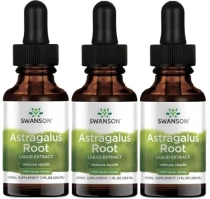 3 x Astragalus Root Liquid Extract 29,6ml, Swanson