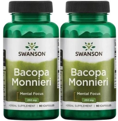 2 x Bacopa Monniera (BaCognize) extr. 90kaps, Swanson.webp