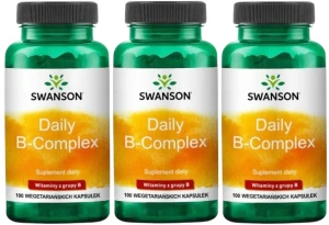 3 x Daily B-complex 100kaps, Swanson