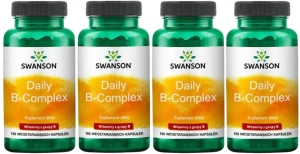 4 x Daily B-complex 100kaps, Swanson