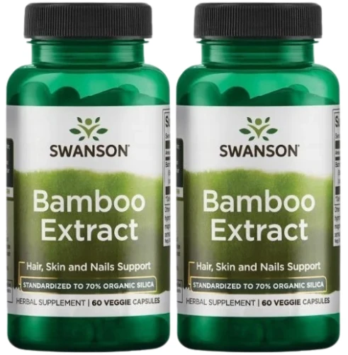 2 x Bamboo ekstrakt 60kaps, Swanson.webp