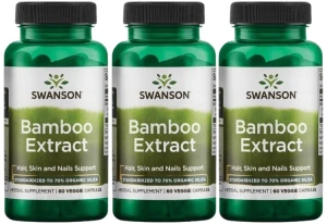 3 x Bamboo ekstrakt 60kaps, Swanson