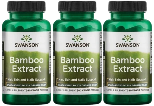 3 x Bamboo ekstrakt 60kaps, Swanson.webp