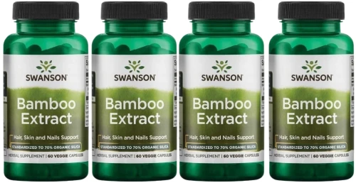4 x Bamboo ekstrakt 60kaps, Swanson.webp