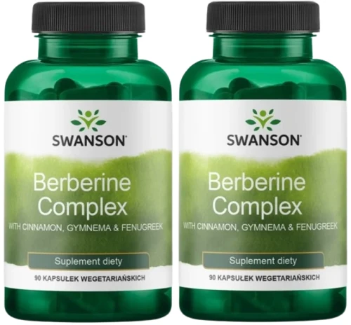 2 x Berberine Complex 90 kaps, Swanson.webp