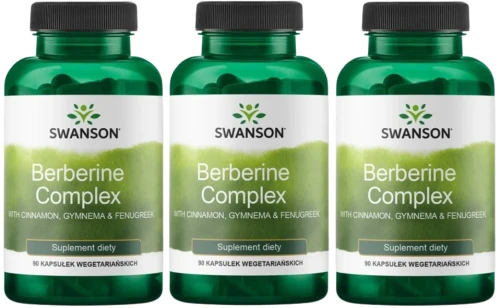 3 x Berberine Complex 90 kaps, Swanson.webp