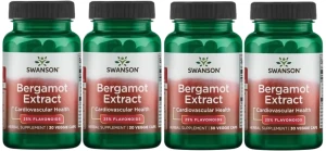 4 x Bergamot extract 30 kaps, Swanson