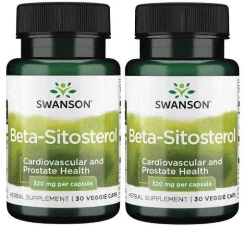 2 x Beta-Sitosterol 320mg 30vkaps, Swanson.webp
