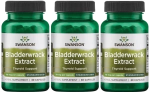 3 x Bladderwrack Extract - Morszczyn pęcherzyk 60 kaps, Swanson