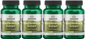 4 x Bladderwrack Extract - Morszczyn pęcherzyk 60 kaps, Swanson