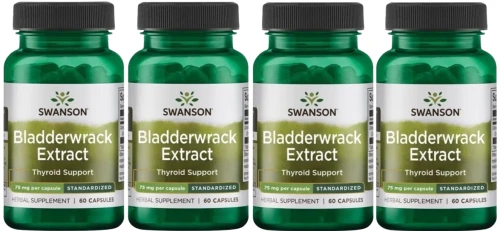 4 x Bladderwrack Extract - Morszczyn pęcherzyk 60 kaps, Swanson.webp