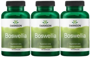3 x Boswellia 400mg 100 kaps, Swanson