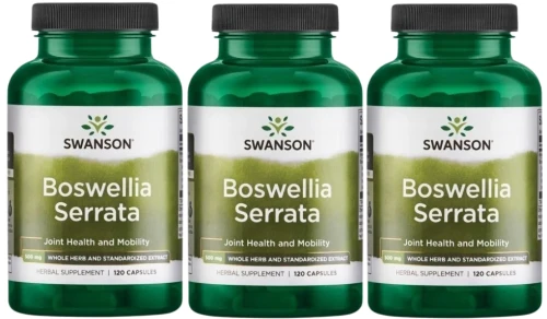3 x Boswellia Serrata extract 120 kaps, Swanson.webp