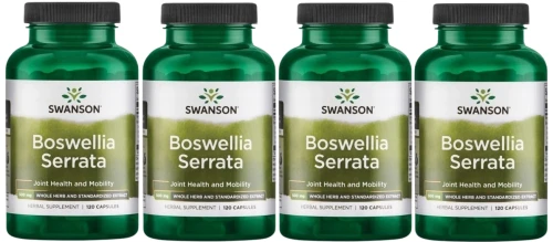 4 x Boswellia Serrata extract 120 kaps, Swanson.webp