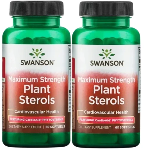 2 x Plant Sterols 60 kapsułek, Swanson.webp