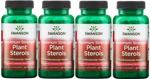 4 x Plant Sterols 60 kapsułek, Swanson.webp