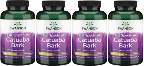 4 x Catuaba bark 120 kaps, Swanson.webp