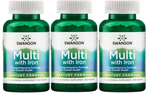 3 x Multi with Iron (Century Formula) 130 tabs, Swanson.webp