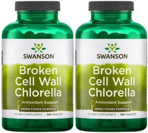 2 x Broken Cell Wall Chlorella  360 tab, Swanson.webp