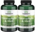 2 x Chlorophyllin &amp; Mint - Chlorofil z miętą 500 tabl do ssania, Swanson.webp