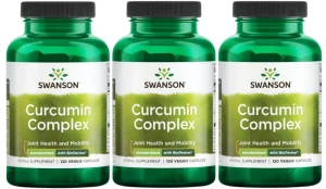 3 x Curcumin complex 350mg 120caps, Swanson