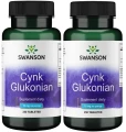 2 x Cynk Glukonian 15mg 250tabs, Swanson.webp