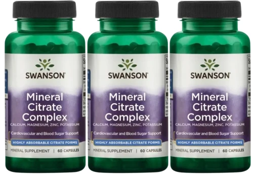 3 x Mineral Citrate Complex - Cytryniany - Multi Mineral Citrate Complex, Swanson.webp