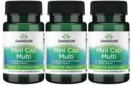 3 x Mini Cap Multi - Daily Multi-Vitamin 30kaps, Swanson.webp