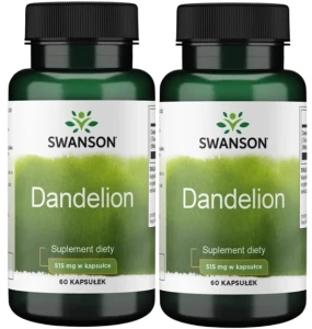 2 x Dandelion 515mg 60 kaps, Swanson