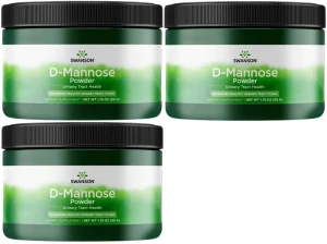 3 x D-Mannose Powder - D-mannoza proszek 50g, Swanson