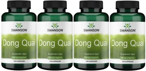 4 x FS Dong Quai 530mg 100kaps, Swanson