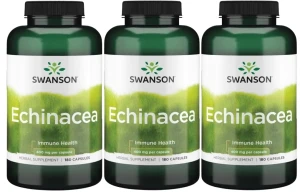 3 x Echinacea 400mg 180kaps, Swanson
