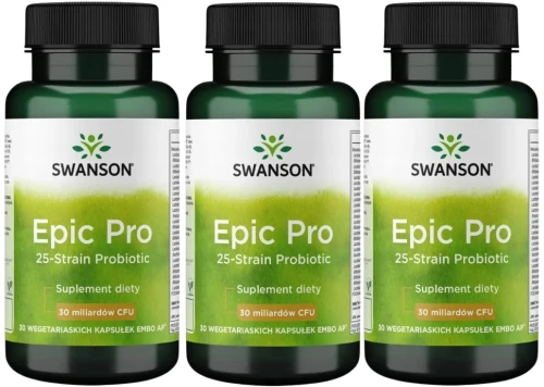3 x Epic Pro 25 Strain Probiotic 30 caps, Swanson.webp