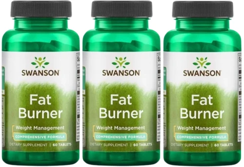 3 x Fat Burner 60 tabs, Swanson.webp
