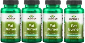4 x Fat Burner 60 tabs, Swanson