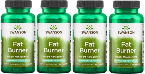 4 x Fat Burner 60 tabs, Swanson.webp
