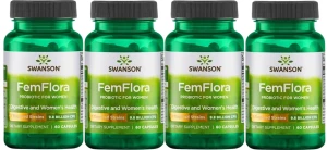 4 x Femflora 60kaps, Swanson