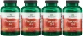 4 x Flaxseed Oil 1000mg 100 żelków, Swanson.webp